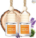 Hanging Car Air Freshener, Long Lasting Scent, Cute Air Fresheners for Women, 2 Pack Non-Toxic Essential Oil Diffuser, Made in USA