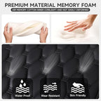 Center Console Armrest Cover, Universal Leather Waterproof Armrest Seat Box Cover Protector, Car Armrest Cover Cushion with 2 Storage Bags(Black) (Gray)