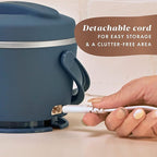 Crock-Pot 20-Ounce Electric Lunch Box,Portable Food Warmer,Faded Blue,Perfect for Travel,Car,On-the-Go,Keeps Food Warm,Spill-Free,Dishwasher-Safe,Ideal Gift for Men and Women,(Pack of 4)
