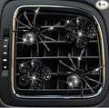 4 Pcs Black Bling Spider and Daisy Car Air Fresheners Vent Clips Diffuser Vent Clip Rhinestone Diamond Decoration Car Interior Decor Cute Accessories for Women, Automotive Air Fresheners