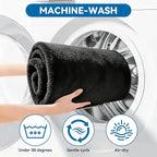 Waterproof Towel Car Seat Cover - Sweat-Wicking Post-Workout Seat Protector for Athletes, Gym, Yoga, Beach - Non-Slip, Machine Washable, Universal Fit Front Seat Mat