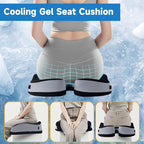 Seat Cushions for Office Chairs Wheelchair Cushion for Long Sitting Back Pain，Memory Foam Seat Car Computer Desk Chair Cushion，Coccyx Cushion for Tailbone Pain Relief Cushion Office Chair Black White