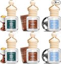 6 Pack Premium Car Air Freshener, Long Lasting Luxury Diffuser Set, Hanging Executive Vehicle Interior Decor Scent Unisex