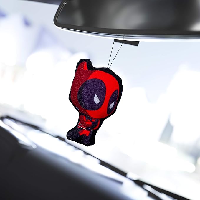 Plasticolor 005351R01 Deadpool Sachet Style Air Freshener for Car Truck or SUV