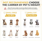 Lekereise Top-Expandable Pet Carrier 17x11x9.5 Inch Alaska Hawaiian Airline Approved Soft Sided Underseat to 12lbs Travel Carriers for Small Cats and Dogs with Locking Safety Zippers Anti-Scratch Mesh