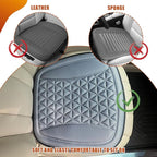Seat Covers for Cars, Car Seat Cooling Pad, Comfortable Breathable Front Vehicle Cover Cooling Pad, Automotive Accessories Anti-Slip Ventilated Auto Protectors Universal for SUV Truck (Gray)