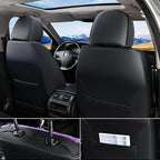 FLORICH Seat Covers for Cars, Waterproof Front Seat Covers, Purple Car Seat Covers 2 Pack, Universal Driver Seat Protector for Most Cars Trucks SUV
