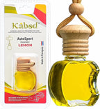 Kabod Lemon Car Air Freshener | Hanging Essential Oil Diffuser | Natural Odor Eliminator | Long-Lasting Fragrance | 10 ml