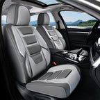 Coverado Car Seat Covers, Front Covers for Cars, Car Seat Cover Front Seats, Automotive Seat Cover, Waterproof, Leather Car Seat Cushion, Universal Interior Covers Seat Protectors for Most Cars