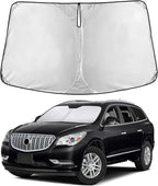 EcoNour Windshield Sunshade Compatible for Buick Enclave 2010-2015 2016 2017, Sun Visor for Front Windshield & Window Sun Shade Cover, UV Heat Blocker & Protector, Car Accessories