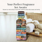 P&J Trading Fragrance Oil Tranquil Set | Vanilla, Cucumber Melon, Lavender, Amber, Bamboo, and Ocean Breeze Candle Scents for Candle Making, Freshie Scents, Soap Making Supplies, Diffuser Oil Scents