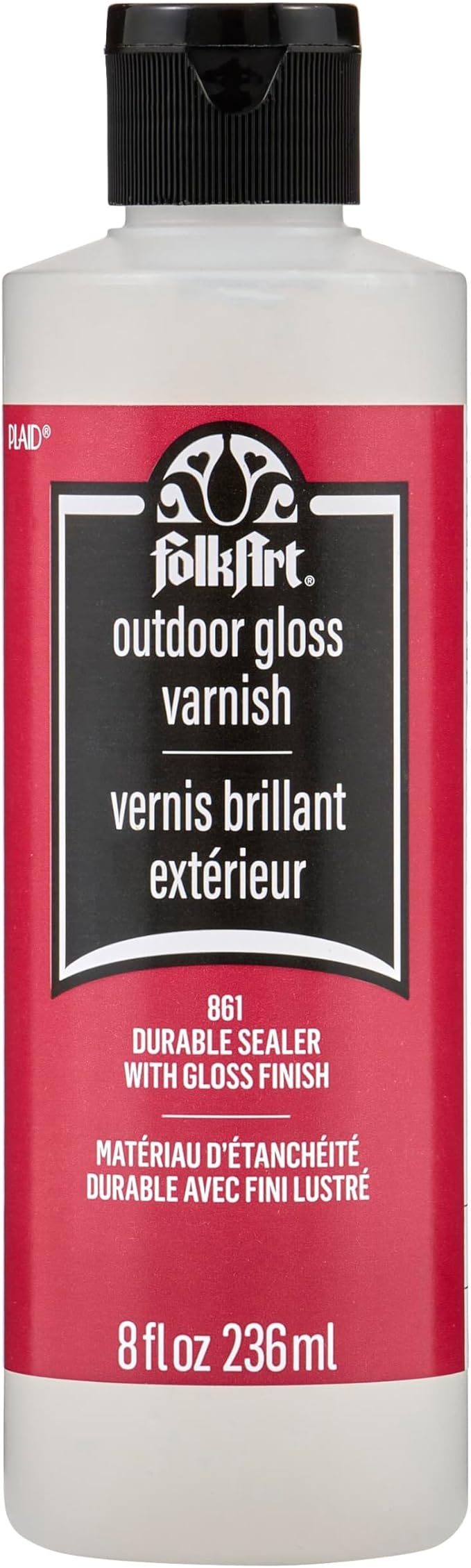 FolkArt Outdoor Sealer (8-Ounce),Gloss Finish (Packaging May Vary)