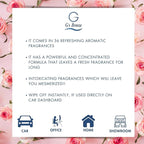 G's Breeze Rose Air Freshener – Enchanting Aroma of Blooming Roses – Create a Romantic, Luxurious Atmosphere – Ideal for Home, Car, & Office – Long-Lasting Floral Fragrance for Any Occasion