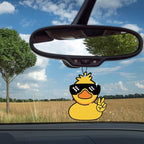 6 Pcs Funny Duck Air Freshener for Christmas Hanging Automotive Air Fresheners Hanging Cute Duck Car Fresheners for Birthday Christmas Festival Gift Supplies
