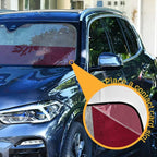 Texas Flag Vintage American Car Windshield Sun Shade Foldable UV Ray Sun Visor Protector Sunshade to Keep Your Vehicle Cool (55" x 27.6")