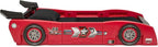 Delta Children Grand Prix Race Car Toddler-to-Twin Bed, Red