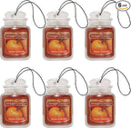 Yankee Candle Car Jar Ultimate, Spiced Pumpkin, 0.96 OZ (Pack of 6)
