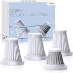 Saker Car Vacuum Cleaner Original Filter Set, 3 HEPA Filter and 1 Steel Filter, Adapted to Saker HL Series Handheld Vacuum Cleaners,Robust and Durable, Washable 4PCS