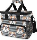 Cooler Bag Insulated Picnic Bag Large Lunch Box Reusable Tote Bag Soft Sided Portable Beach Cooler Grocery Camping