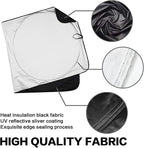 Funny Raccoon Windshield Sunshade for Car SUV Truck Foldable Uv Ray Reflector Front Window Sun Shade Visor Shield Cover -59" X 31"