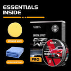 Car Wax for Red, Orange & Warm Color Paints | Sun Fade Defender & Metallic Pop | 180g Paste