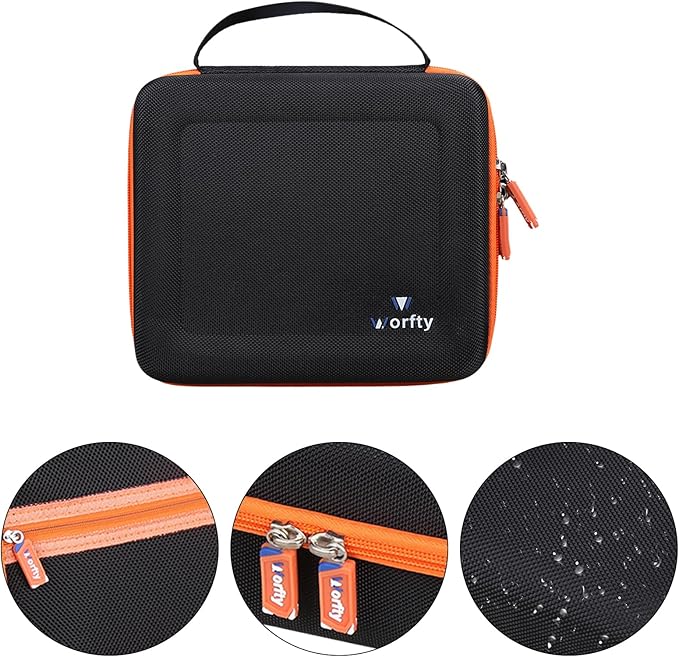 Hard Travel Case for KMM Handheld Car Vacuum Cleaner, Portable Auto Vacuum Cleaner Accessories Storage Bag Carrying EVA Case for KMM LT-117 9000Pa Air Duster
