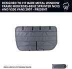 VanEssential Insulated Magnetic Blackout Window Cover Designed for Mercedes-Benz NCV3 & VS30 Sliding Door with Bare Metal Frame ONLY (Van Years 2007 to Current Year) - Charcoal Gray