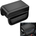 Car Center Console Cover, Upgraded Memory Cotton Auto Armrest Cushion with 2 Storage Bags, Waterproof Middle Console Cover Arm Rest Box Pad Car Interior Accessories for Most Vehicles