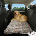 Thickened Dog Bed for Car Back Seat, Upgraded Bottom Non-Slip, Fits Hard Bottom car seat Cover for Dogs, Premium Mixed Color, Dog Car Seat Cover