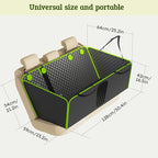2-in-1 Dog Car Seat Cover for Back Seat, Transform to Passenger Mode - Dog Car Seat, Waterproof, Scratch-resistant, Support to 330lbs, for Outdoor Activities, Travel, to the Vet, for Cars/SUV/Truck