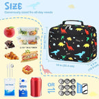 CAMTOP Lunch Box Kids Boys Insulated Lunch Cooler Bag Reusable Lunch Tote Kit for School Travel