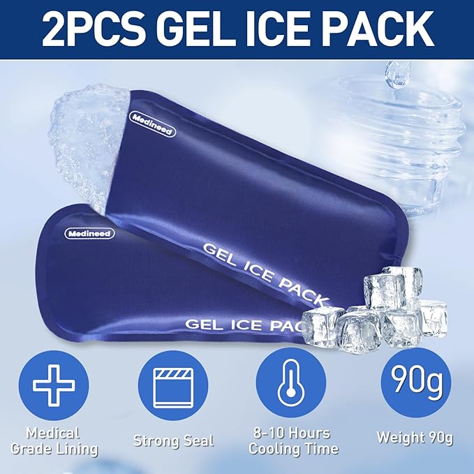 Insulin Cooler Travel Case, Portable EVA Medicine Travel Cooler, Diabetes Case with 2 Reusable Ice Packs TSA Approved for Diabetic Supplies Patent Pending(Blue-No Temp)