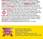 Happy Campers RV Toilet Treatment - Powerful Odor Control, Long-Lasting RV Tank Treatment - Prevents Clogs, Buildup, Sensor Failure - Keeps Holding Tank Clean & Healthy, Odor Free (18 Treatments)