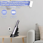 Handheld Vacuum Cordless, Car Vacuum Cleaner 18KPa High-Power Suction, Portable Hand Vac with Washable HEPA, LED Light,Storage Dock, Dust Buster for Office Home Desk, Pet Brush for Pet Hair,Rose Gold