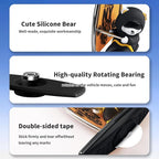 Kwak's Car Dashboard Decorations, Boat Automotive Air Fresheners Cute Rotatable Interior Accessories Ornaments Means Smooth Sailing Shangri-la Fragrance (Black)