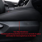 coverdream Rav4 Waterproof Leather Seat Covers Custom Fit for 2019-2024 2025 Toyota Rav4 Hybrid (Not for XSE/SE/Plug-in Hybrid),Full Coverage,Airbag Compatible,Car Seat Protector(Full Set,Black)
