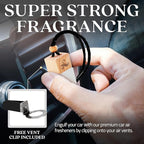 Inviktos Car Cologne Air Freshener for Men with Vent Clip | Strong Automotive Freshener with Inviktos Fragrance | Odour Eliminating Car Air Fresheners by Perfa