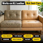 Car Leather Cleaner and Conditioner - pH Neutral, Non-Toxic & Non-Greasy - Gently Cleans, Restores and Protects Leather Seats and Interior - Safe for Leather Furniture, Couch & Sofa - 36 fl. Oz. Kit