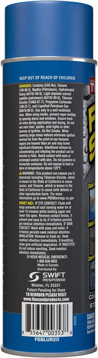 Flex Seal, 14 oz, Blue, Stop Leaks Instantly, Waterproof Rubber Spray On Sealant Coating, Perfect for Gutters, Wood, RV, Campers, Roof Repair, Skylights, Windows, and More
