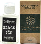 1 OZ Premium Car Diffuser Refill Oil – 2 Pack Long Lasting Fragrance Oil for Car, Home & Office | Compatible with Most Diffusers | Fresh, Pleasant Scent for Every Space (Black Ice + Fruit Loops)