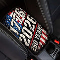Dreaweet 1776-2026 250 Years Flag Print Arm Rest Cover for Car Soft Scratch-Proof Center Console Cover Pad Universal Armrest Cover for SUV Truck Sedan