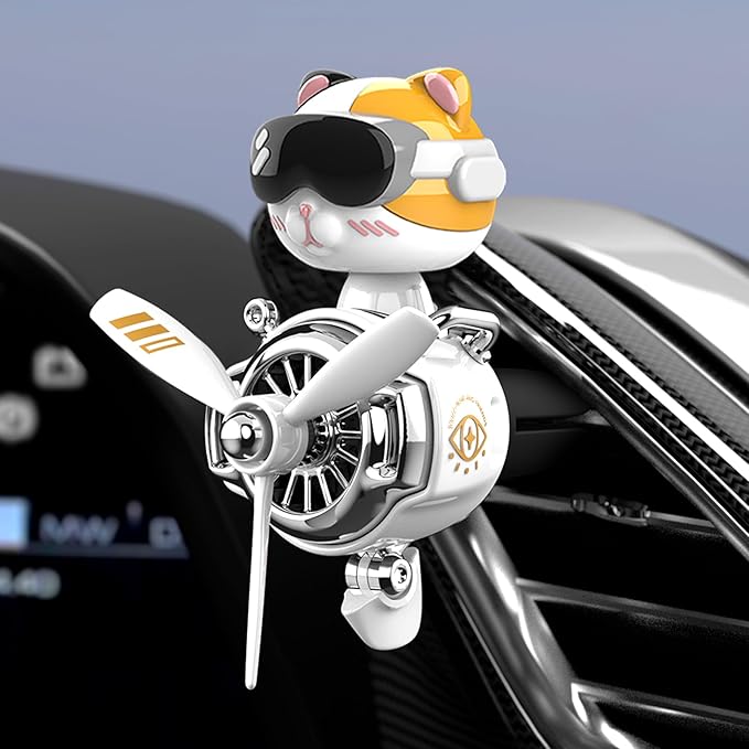 Cat Car Air Fresheners Pilot Car Diffuser Cute Car Perfume Funny Car Fragrance