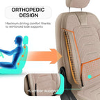 Premium Car Seat Covers Front Seat - Linen Car Seat Cover for SUV, Cars, Most Pickups, Beige, Car Seat Protector, Car Seat Covers Front Seats, Car Seat Protector