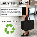 2 I 4 Pack Insulated Reusable Grocery Shopping Bags with zippered top,Food Delivery Bag,Collapsible Cooler Bag