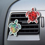 WIRESTER Set of 2 Fresh Scented Car Air Freshener Vent Clip, Decorative Accessories, Interior Decoration for Cars - Cats, Dogs, Crabs, Turtles, Elephant Lion, Giraffe Monkey, Deer Wolf, Zebra