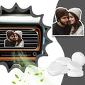 WOCOCN Personalised Car Air Freshener,Vent Clip Unique with Custom Picture,Cute&Meaning Gifts for Women,Friends,lover,Fun Driving Experience (Arcylic AA)