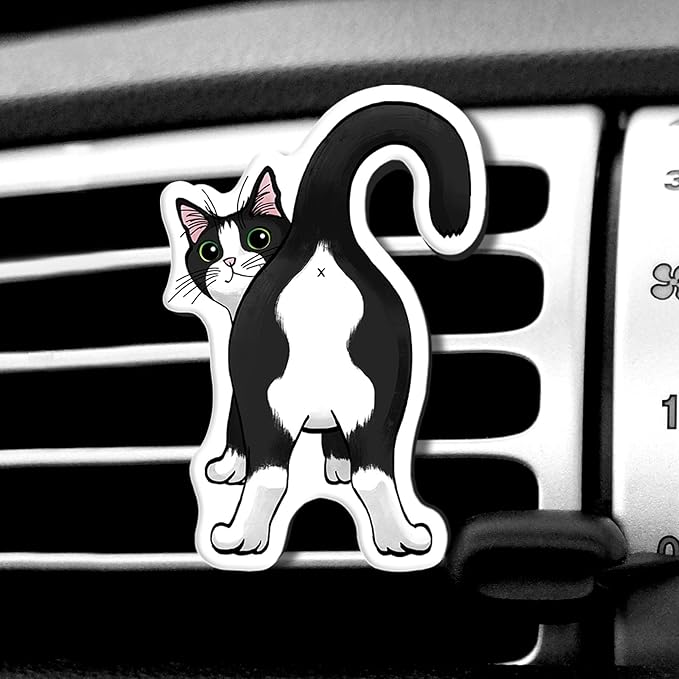 WIRESTER Fresh Scented Car Air Freshener Vent Clip, Decorative Accessories, Interior Decoration for Cars - Cow Cute, Fish, Baby Horse, Flower, Heart
