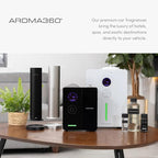 Aroma360 - Smart Car Diffuser Oil - Escapade - Premium Car Air Freshener Cartridge - Lemon, Ocean, Bergamot & Fragrant Jasmine - Essential Oils - Vegan - Aromatherapy - Cars, Trucks, SUVs, RVs & More