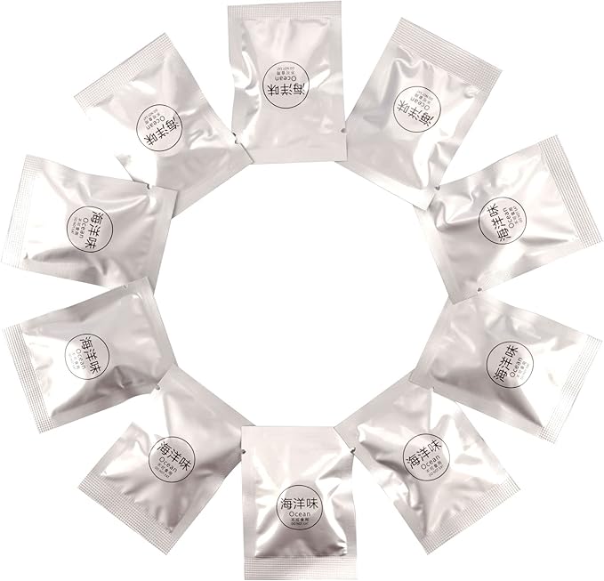 10 Pcs Car Air Fresheners Refills Solid Fragrance Replacement Pads Car Air Vent Clip Freshener Long Lasting Air Freshener for Car (Ocean Flavor)