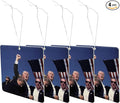 Trump Fight Car Air Freshener, Patriotic Trump Merchandise with Iconic Image, Fresh Linen Scent, 4 Packs